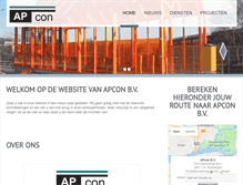 Tablet Screenshot of apconbv.com